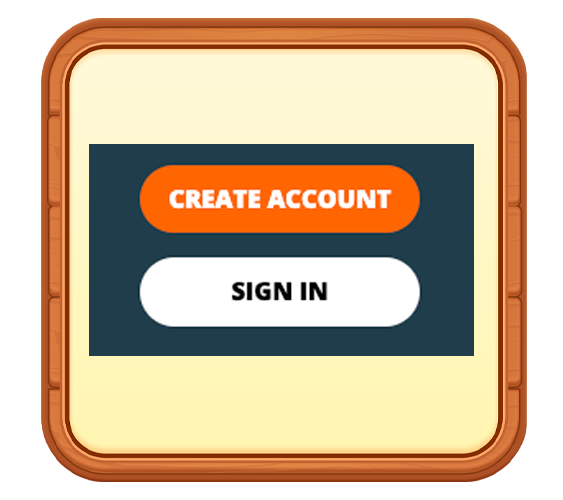 Inloggen en registratieknop