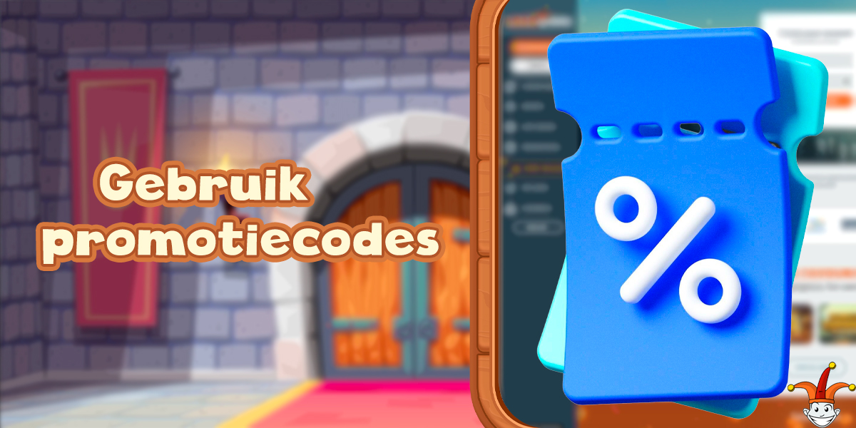 Gebruik promotiecodes en ontvang bonussen