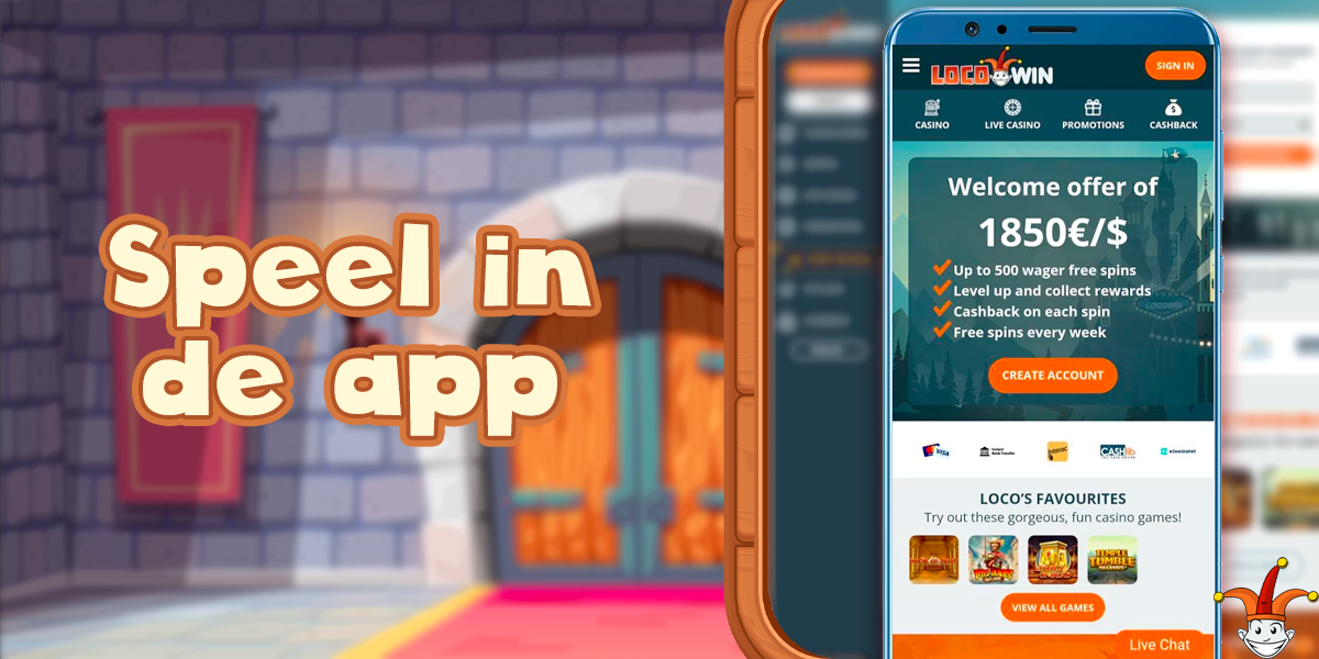 Mobiele casino-app