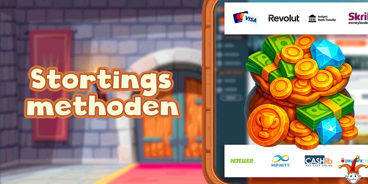Methoden voor het storten en opnemen van geld